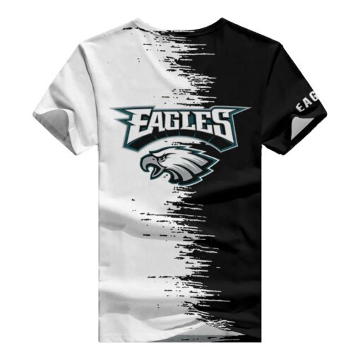 Philadelphia Eagles Summer V-neck Women T-shirt BG07