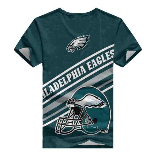 Philadelphia Eagles V-neck Women T-shirt AGC20