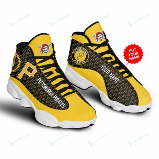 Pittsburgh Pirates Personalized AJD13 Sneakers 1082