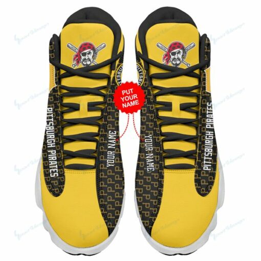 Pittsburgh Pirates Personalized AJD13 Sneakers 1082