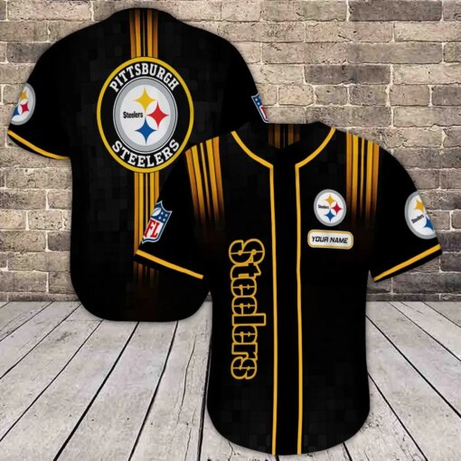 Pittsburgh Steelers Baseball Jersey 390