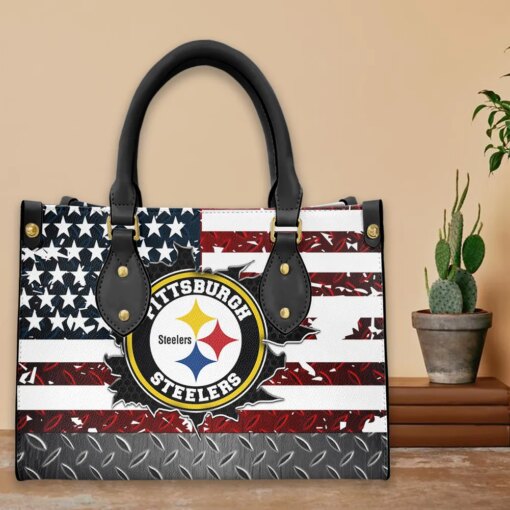 Pittsburgh Steelers Leather Hand Bag BBLTHB442