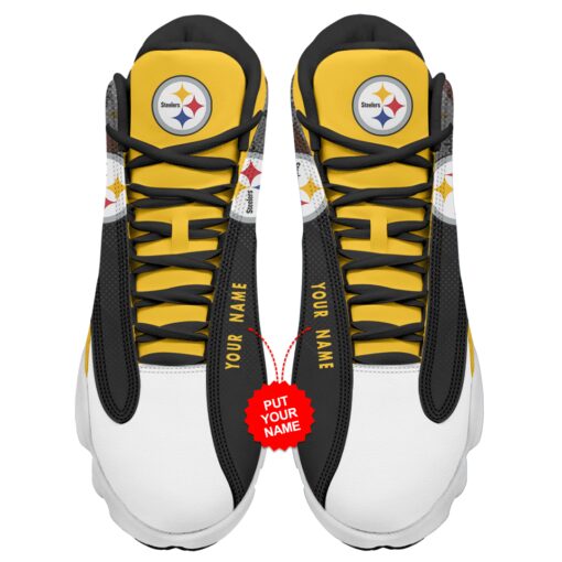 Pittsburgh Steelers Personalized AJD13 Sneakers 1087