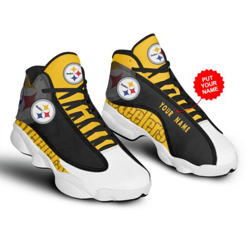 Pittsburgh Steelers Personalized AJD13 Sneakers 1087