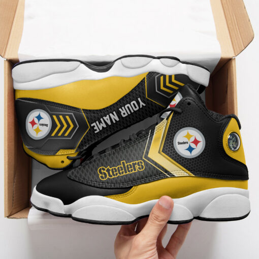 Pittsburgh Steelers Personalized AJD13 Sneakers 14