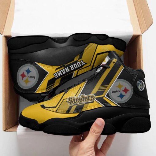 Pittsburgh Steelers Personalized AJD13 Sneakers BG176