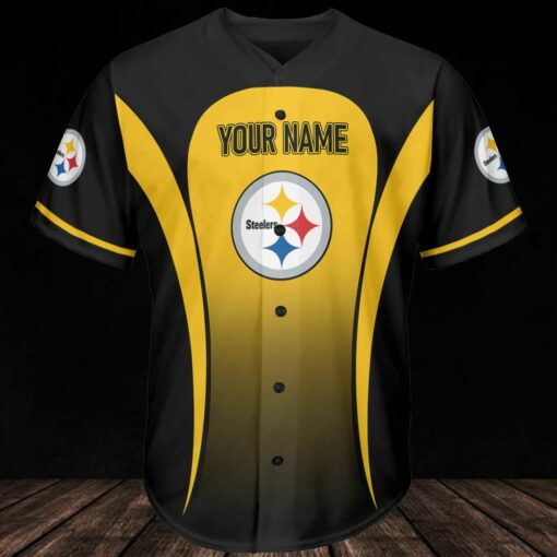 Pittsburgh Steelers Personalized Baseball Jersey 307