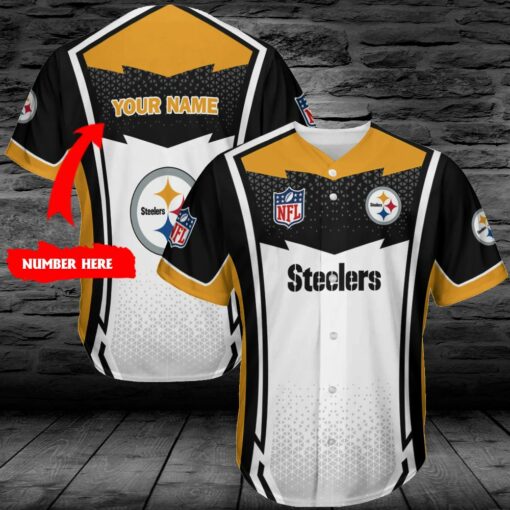 Pittsburgh Steelers Personalized Baseball Jersey 398