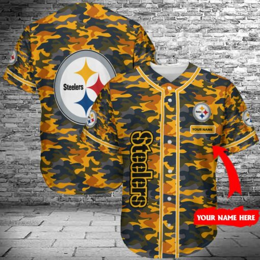 Pittsburgh Steelers Personalized Baseball Jersey 401