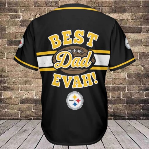 Pittsburgh Steelers Personalized Baseball Jersey BG772