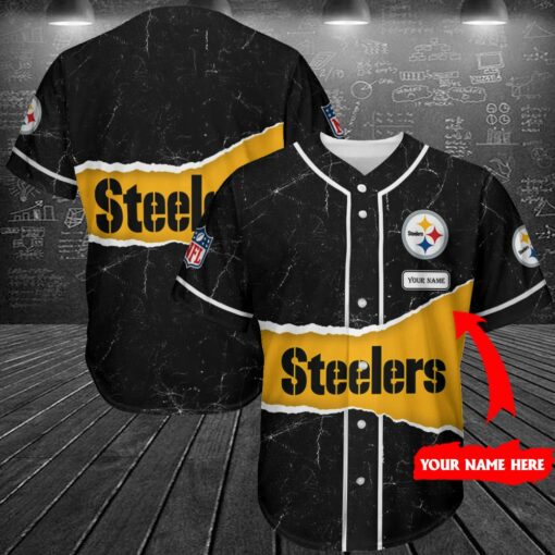 Pittsburgh Steelers Personalized Baseball Jersey Shirt 153