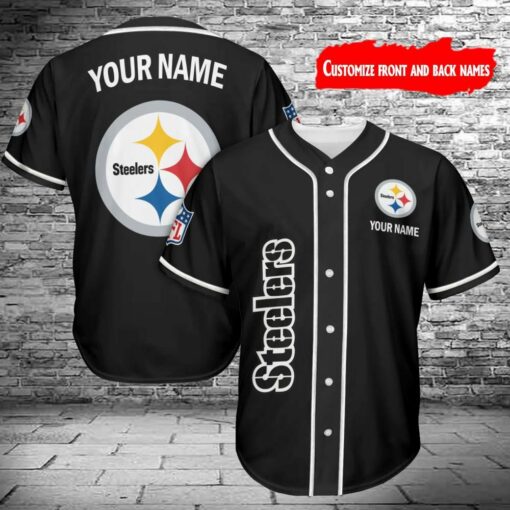 Pittsburgh Steelers Personalized Baseball Jersey Shirt 176