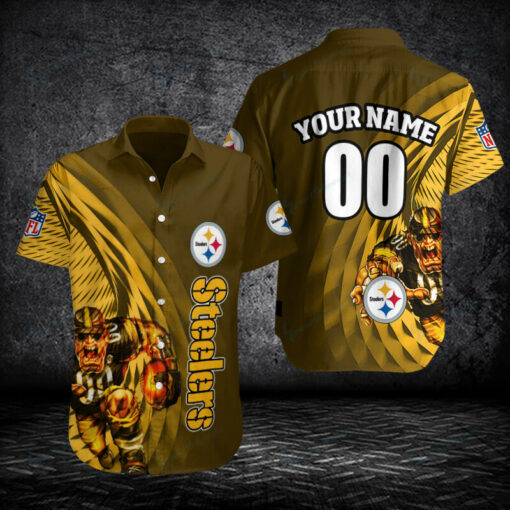 Pittsburgh Steelers Personalized Button Shirt BB262