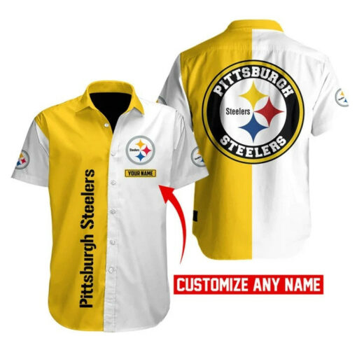 Pittsburgh Steelers Personalized Button Shirt BB514