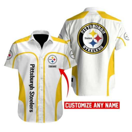 Pittsburgh Steelers Personalized Button Shirt BB515