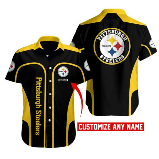 Pittsburgh Steelers Personalized Button Shirt BB515