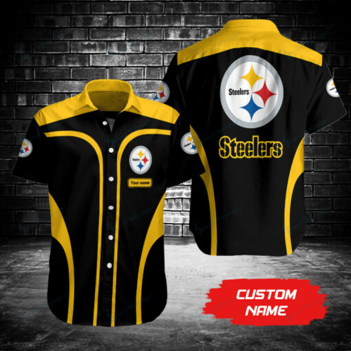 Pittsburgh Steelers Personalized Button Shirt BG994