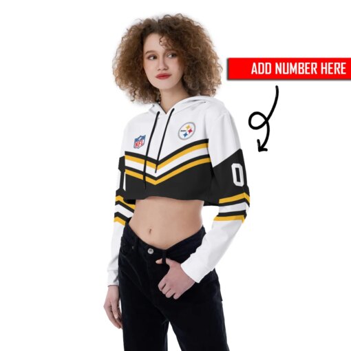 Pittsburgh Steelers Personalized Combo Croptop Hoodie And Leggings AZCLG092+AZC2CHD092