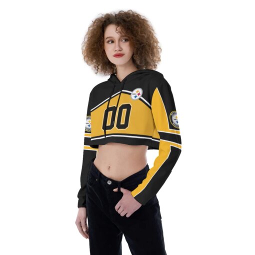 Pittsburgh Steelers Personalized Combo Croptop Hoodie And Leggings AZCLG126+AZC2CHD126