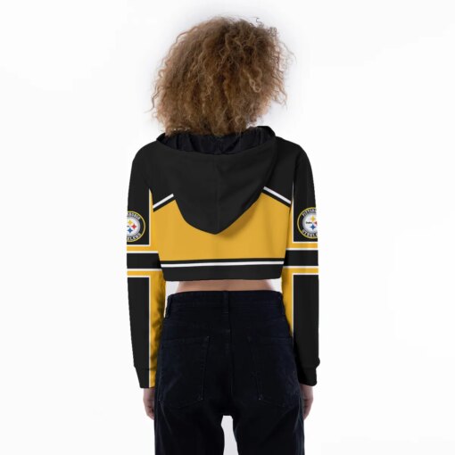 Pittsburgh Steelers Personalized Combo Croptop Hoodie And Leggings AZCLG126+AZC2CHD126