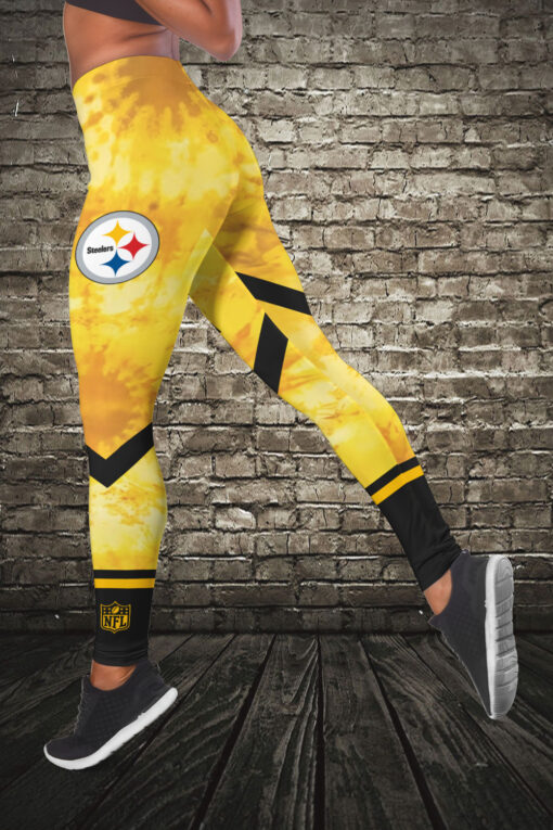 Pittsburgh Steelers Personalized Combo Croptop Hoodie And Leggings AZCLG134+AZC2CHD134