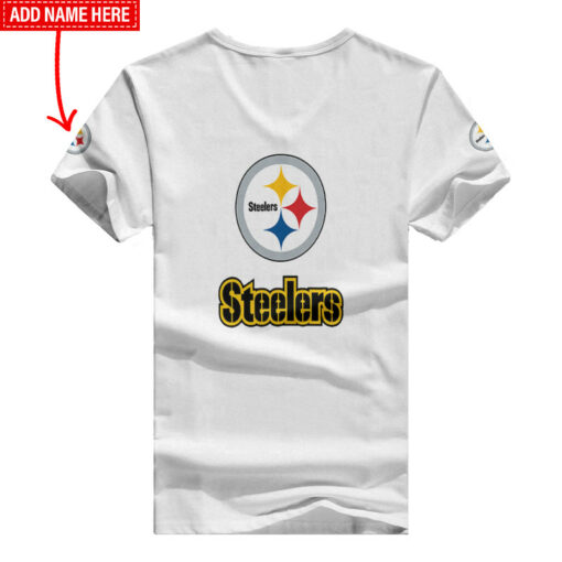 Pittsburgh Steelers Personalized Summer V-neck Women T-shirt BG367