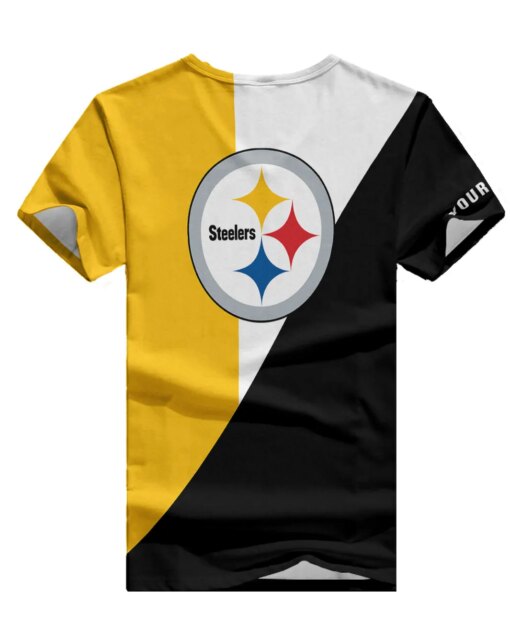 Pittsburgh Steelers Personalized Summer V-neck Women T-shirt BG373