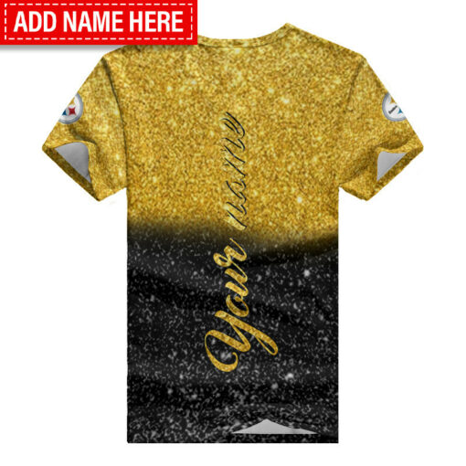 Pittsburgh Steelers Personalized Summer V-neck Women T-shirt BG43