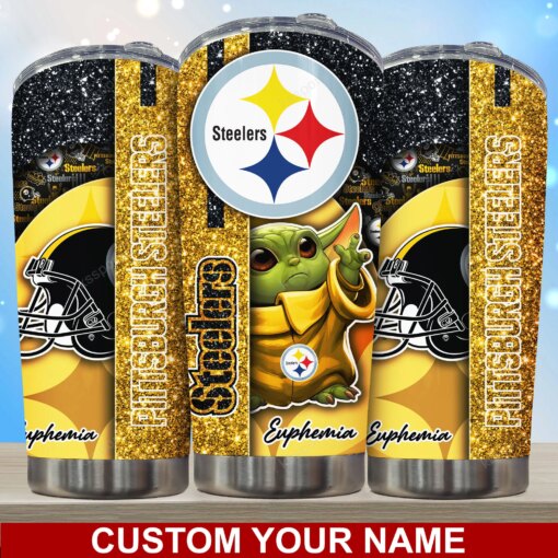 Pittsburgh Steelers Personalized Tumbler BG176