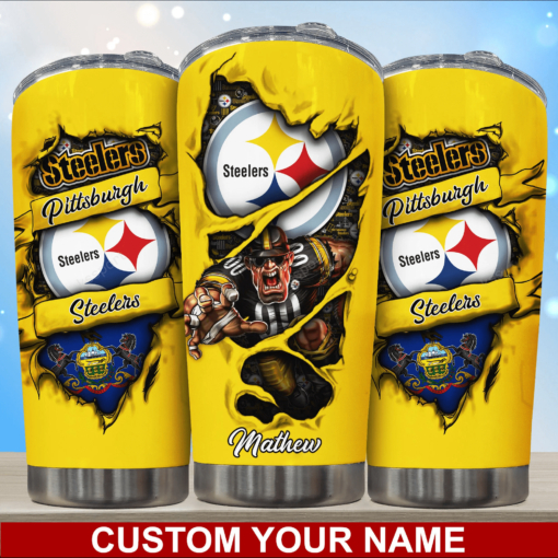 Pittsburgh Steelers Personalized Tumbler BG246