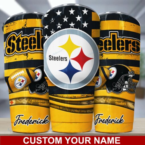 Pittsburgh Steelers Personalized Tumbler BG55