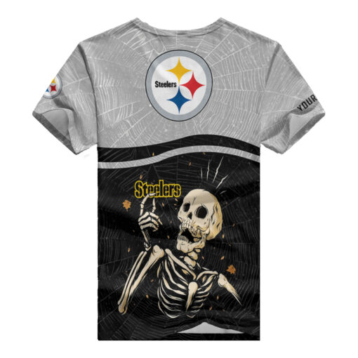 Pittsburgh Steelers Personalized V-neck Women T-shirt BG1003