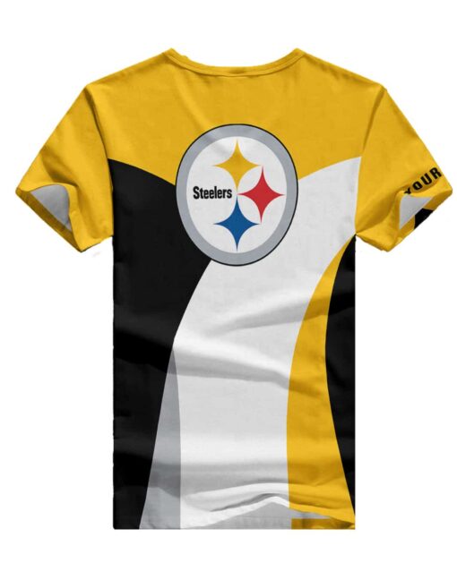 Pittsburgh Steelers Personalized V-neck Women T-shirt BG557