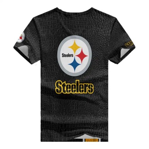 Pittsburgh Steelers Personalized V-neck Women T-shirt BG799