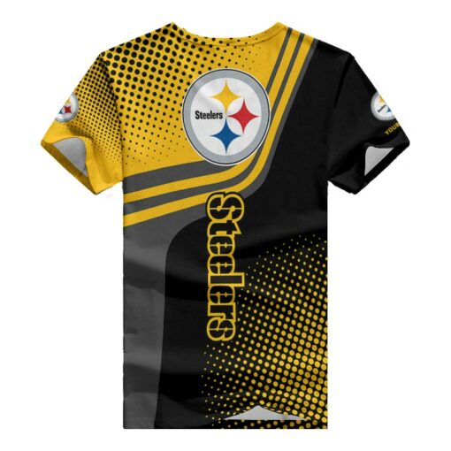 Pittsburgh Steelers Personalized V-neck Women T-shirt BG809