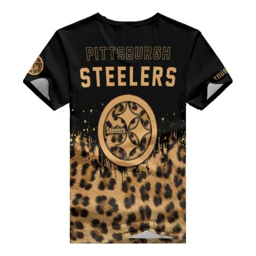 Pittsburgh Steelers Personalized V-neck Women T-shirt BG848