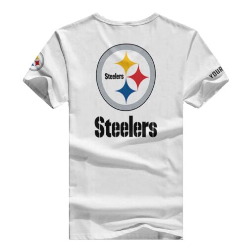 Pittsburgh Steelers Personalized V-neck Women T-shirt BG938