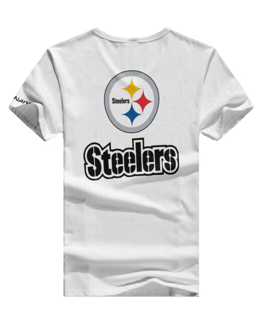 Pittsburgh Steelers Personalized V-neck Women T-shirt BG976