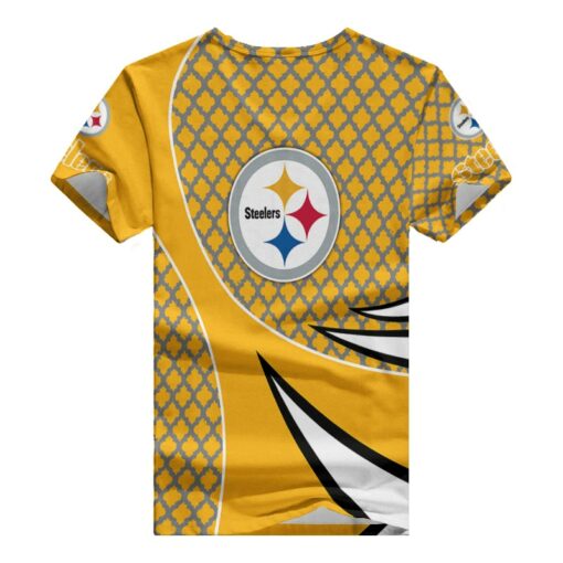 Pittsburgh Steelers V-neck Women T-shirt BG529