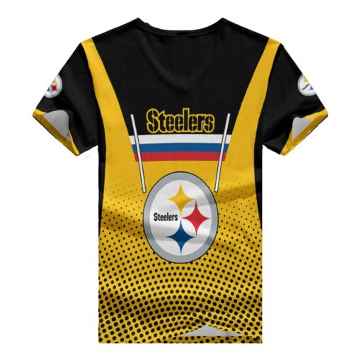 Pittsburgh Steelers V-neck Women T-shirt BG645