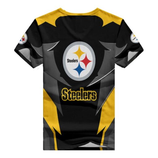 Pittsburgh Steelers V-neck Women T-shirt BG709