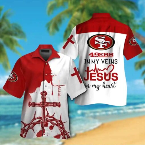 San Francisco 49ers Button Shirt BB798