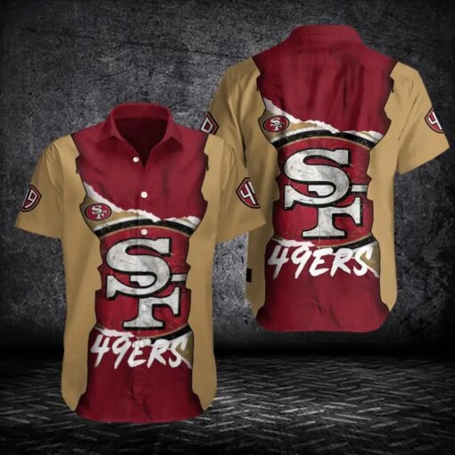 San Francisco 49ers Button Shirt BG747