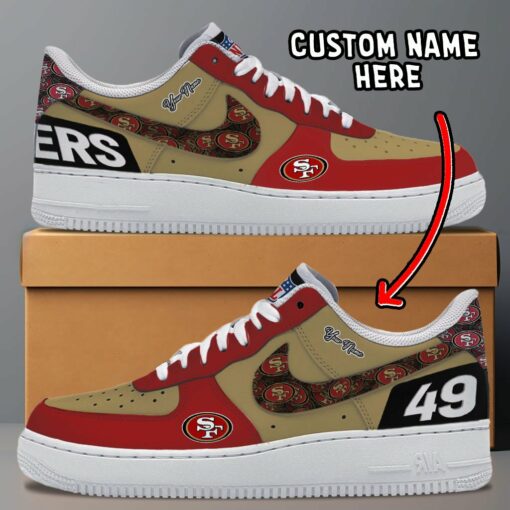 San Francisco 49ers Personalized AF1-1 Shoes AF1S029