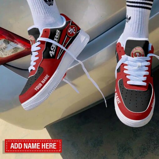 San Francisco 49ers Personalized AF1 Shoes BG108