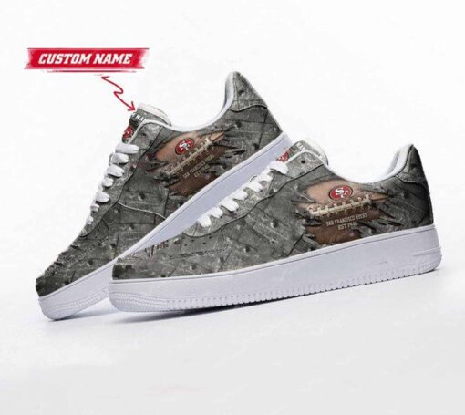 San Francisco 49ers Personalized AF1 Shoes BG373