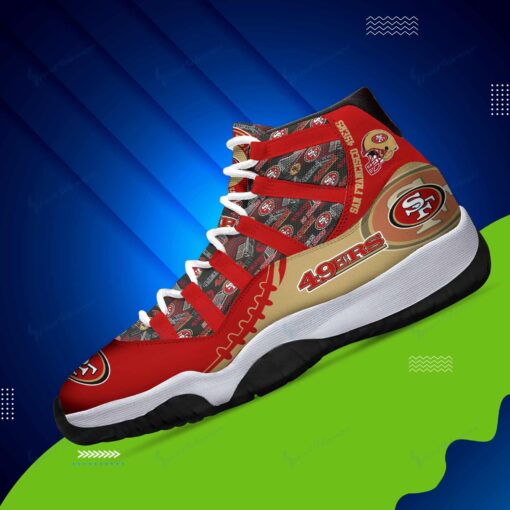 San Francisco 49ers Personalized AJD11 Sneakers BG176