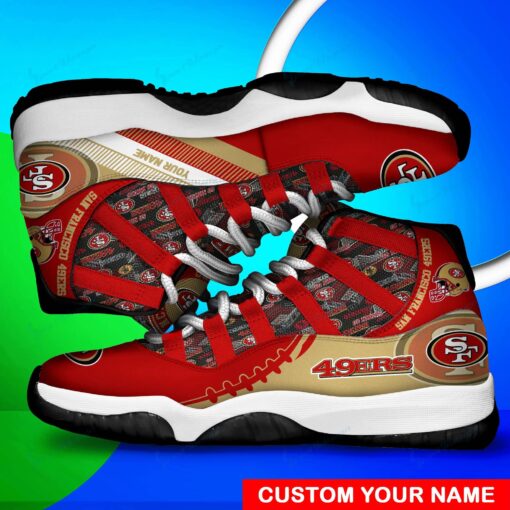 San Francisco 49ers Personalized AJD11 Sneakers BG176