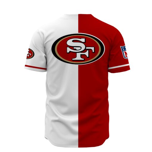 San Francisco 49ers Personalized Baseball Jersey 500