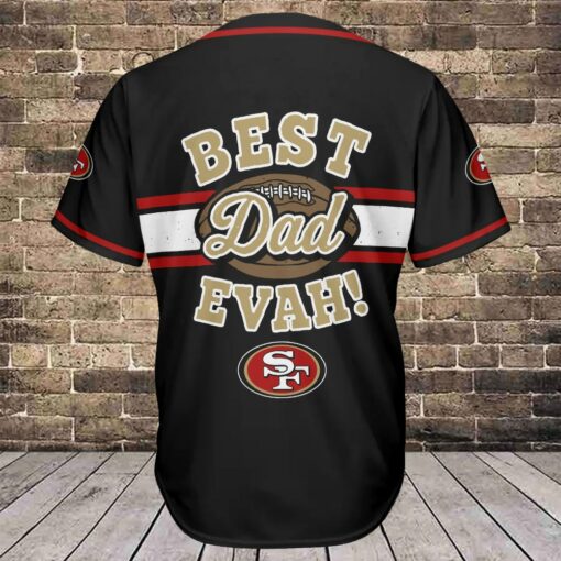 San Francisco 49ers Personalized Baseball Jersey BG773